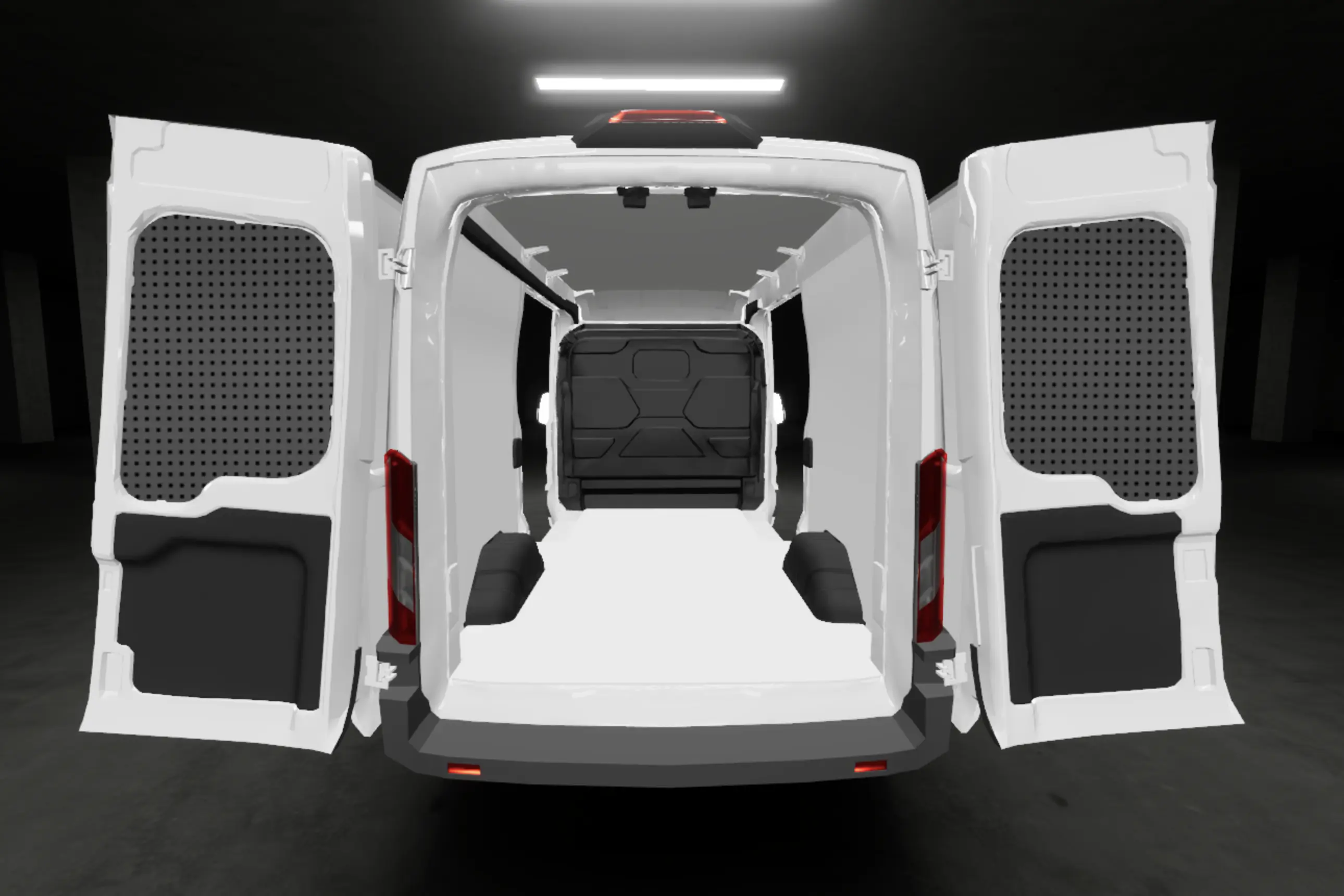 Paneles de herramientas para puertas traseras Ford Transit